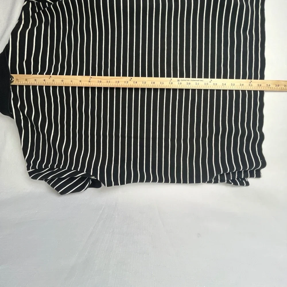 Polo Ralph Lauren Polo Shirt‎ Mens XL Navy Blue White Striped Pique Short Sleeve